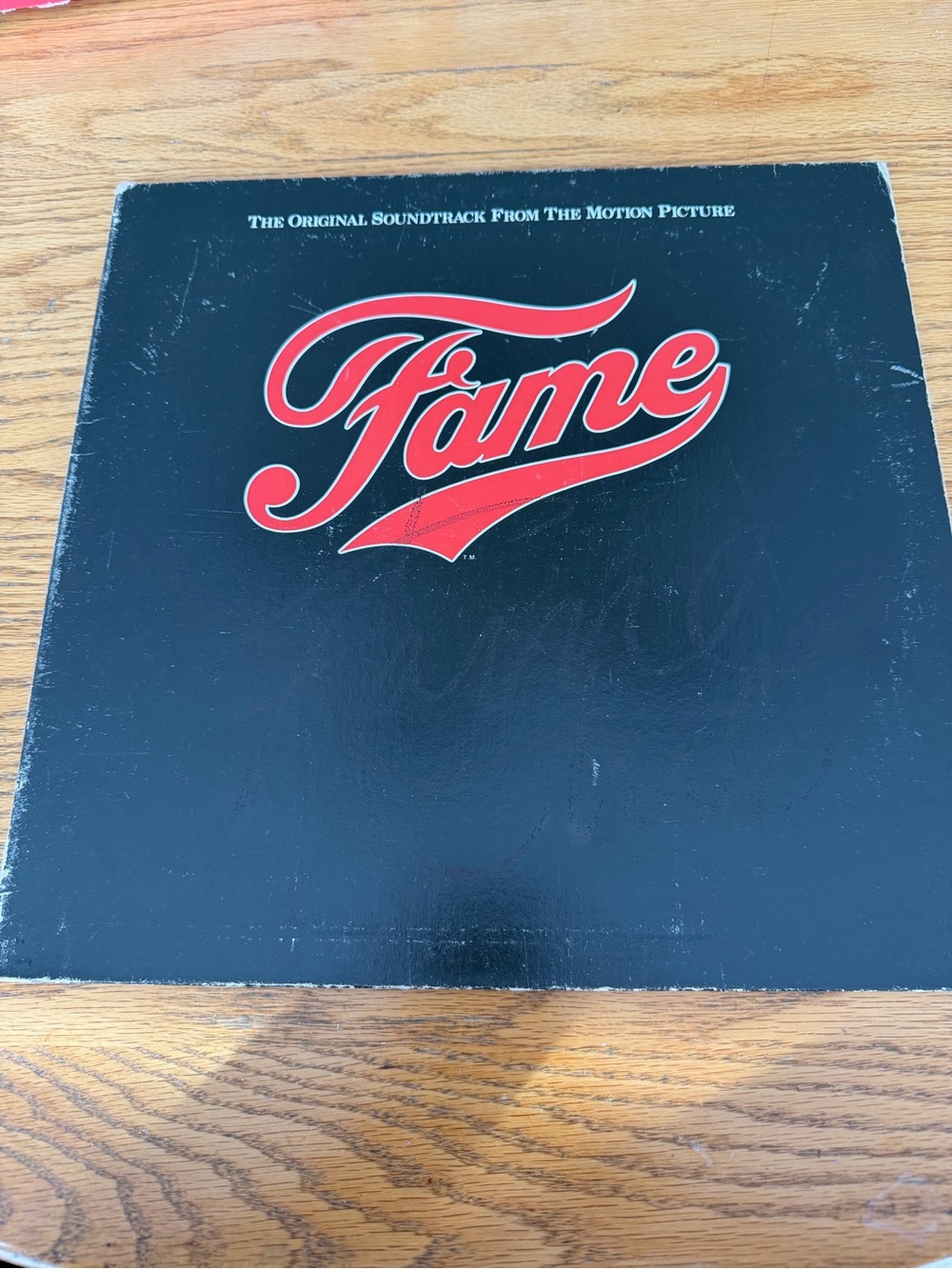 Vintage 1980 Fame Movie Soundtrack Vinyl LP Record